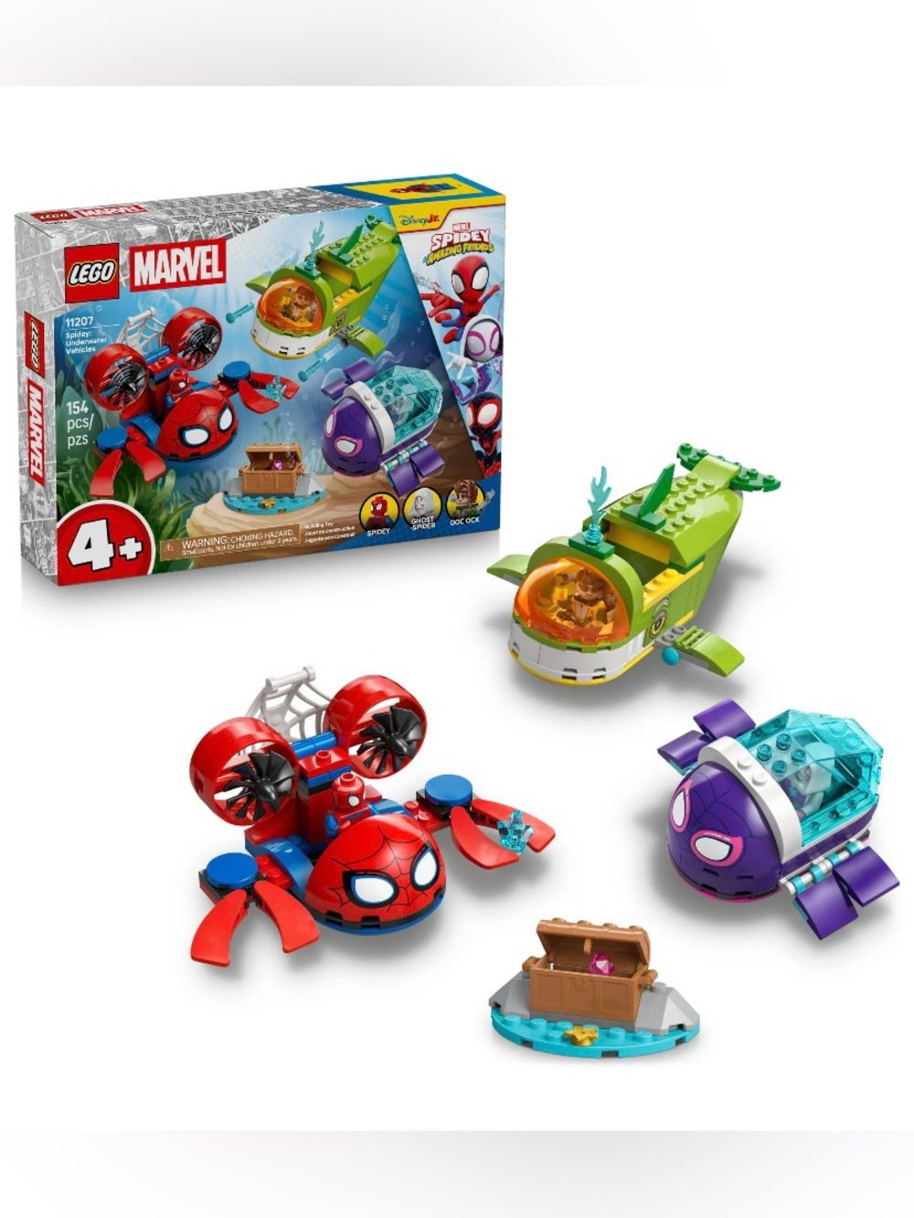 NIB. LEGO Marvel Spidey: Underwater Vehicles